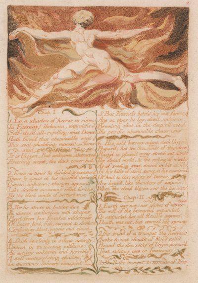 Das erste Buch von Urizen, Tafel 5 von William Blake